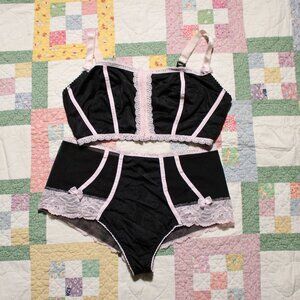Ewa MIchalak Nina sleep bra top and panty set NWOT 85FF 85F 46